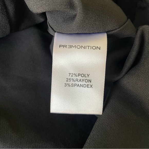 PREM Premonition Elegant Black One-Shoulder Dress with exquisite details - Picture 11 of 14